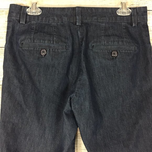 Lee Denim Capri Dark Wash Just below the Waist - Picture 4 of 7